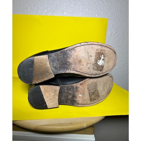 Frye Women's Melissa Tall Black Leather Riding Boots Back Zipper 34766431 sz 8.5 - Picture 9 of 9